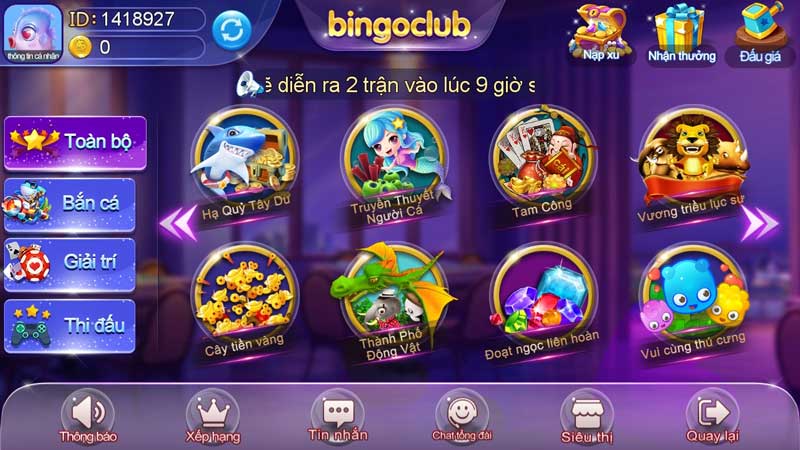 đánh giá bingo club